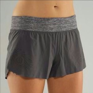 Lululemon Run Weightless Split Peacock Short 4